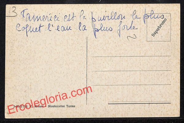 ah8581 - CARTOLINA D'EPOCA - Pistoia Provincia - Montecatini - immagine 2