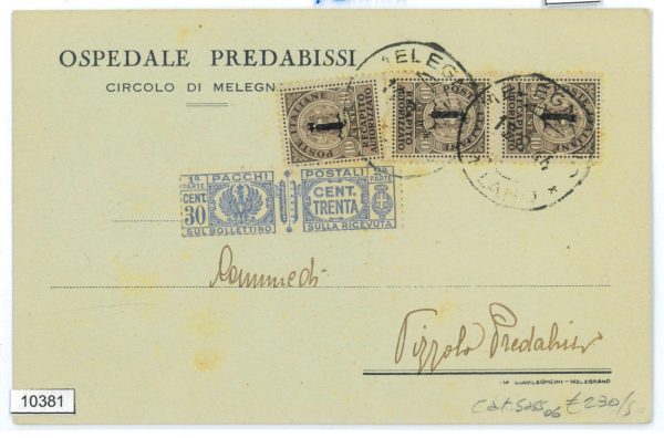 P2408 - ITALIA RSI ,  Cartolina postale il 11.9.1944 tariffa L0,60