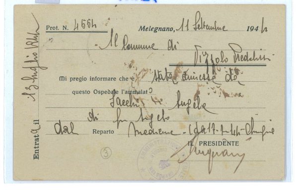 P2408 - ITALIA RSI ,  Cartolina postale il 11.9.1944 tariffa L0,60 - immagine 2