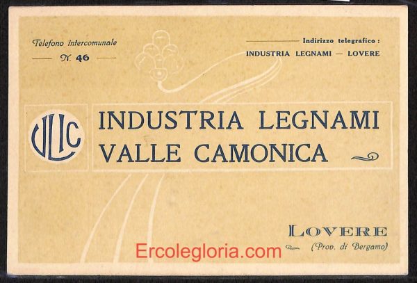 ae1525 - CARTOLINA  D'EPOCA - Bergamo  Provincia - Lovere
