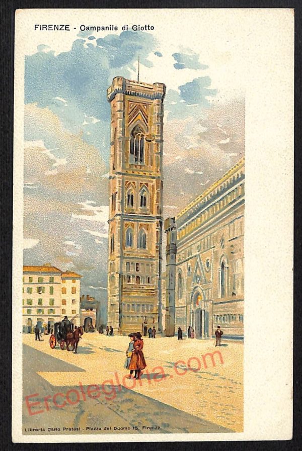 ae6292 - CARTOLINA D'EPOCA  Firenze Città - Campanile di Giotto