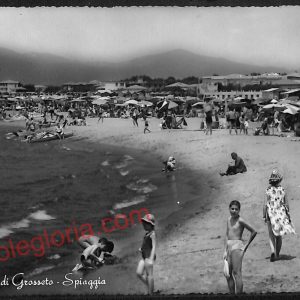 ag2338 - CARTOLINA D'EPOCA - Grosseto Provincia - Marina di Grosseto  1962