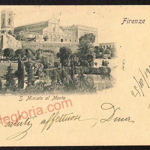ae6298 - CARTOLINA D'EPOCA  Firenze Città - S. Maniato al Monte   1900