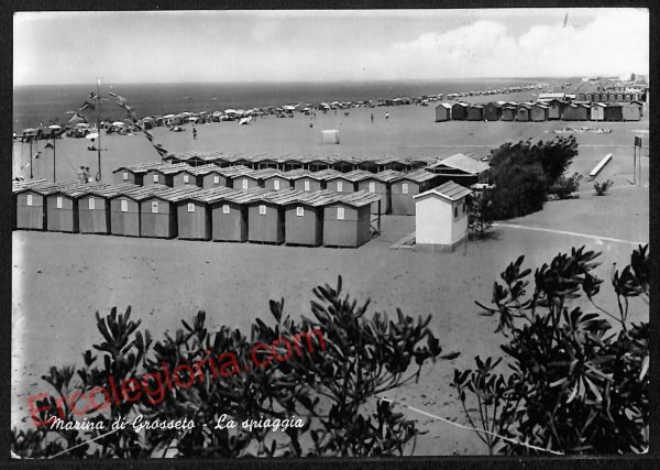 ag2342 - CARTOLINA D'EPOCA - Grosseto Provincia - Marina di Grosseto  1960
