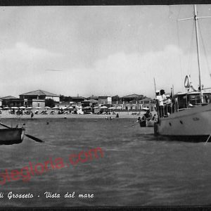 ag2344 - CARTOLINA D'EPOCA - Grosseto Provincia - Marina di Grosseto  1954