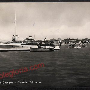 ag2345 - CARTOLINA D'EPOCA - Grosseto Provincia - Marina di Grosseto  1954