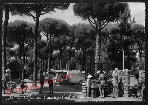 ag2352 - CARTOLINA D'EPOCA - Grosseto Provincia - Marina di Grosseto   1962
