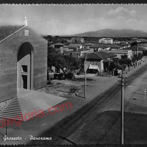 ag2358 - CARTOLINA D'EPOCA - Grosseto Provincia - Marina di Grosseto   1955