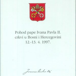 86818 - Bosnia Herzegovina - STAMP official folder 1997 - Pope John Paul II