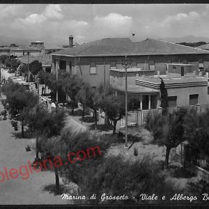 ag2367 - CARTOLINA D'EPOCA - Grosseto Provincia - Marina di Grosseto   1955