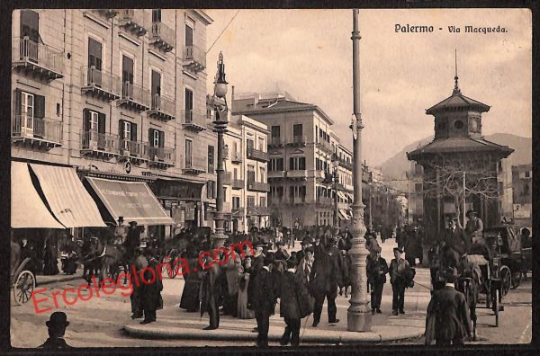 ah4981 - CARTOLINA D'EPOCA - Palermo Città - Via Macqueda