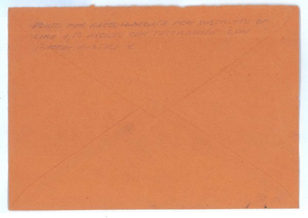 P2397 - ITALIA RSI , 30.5.44, BELLISSIMA RACCOMANDATA PER DISTRETTO. - immagine 2