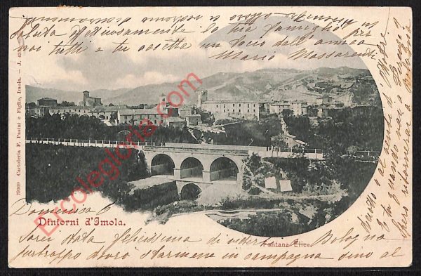 ae2701 - CARTOLINA  D'EPOCA - Bologna Provincia - Imola  1901
