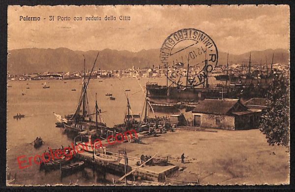 ah4988 - CARTOLINA D'EPOCA - Palermo Città - Il Porto