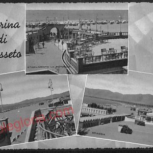 ag2376 - CARTOLINA D'EPOCA - Grosseto Provincia - Marina di Grosseto   1954