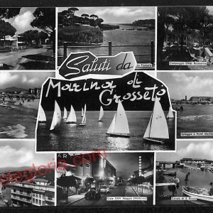 ag2377 - CARTOLINA D'EPOCA - Grosseto Provincia - Marina di Grosseto   1966