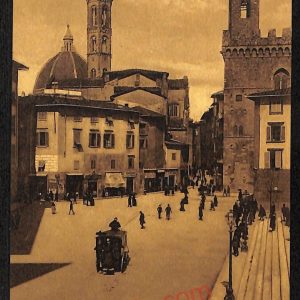 ae6313 - CARTOLINA D'EPOCA  Firenze Città - Piazza S. Firenze