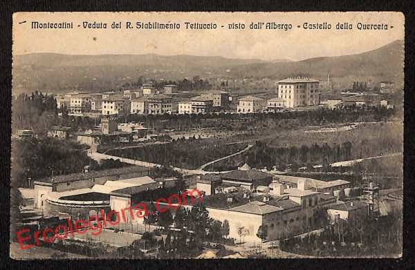 ah8587 - CARTOLINA D'EPOCA - Pistoia Provincia - Montecatini