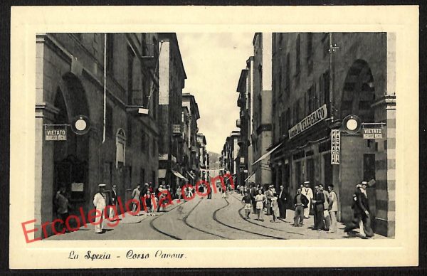 ag5615 - CARTOLINA D'EPOCA - La Spezia Città - Corso Cavour