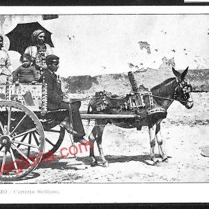 ah4992 - CARTOLINA D'EPOCA - Palermo Città - Carretto Siciliano