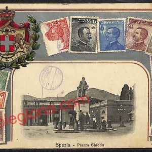 ag5617 - CARTOLINA D'EPOCA - La Spezia Città - Piazza Chiudo