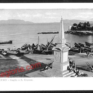 ah4994 - CARTOLINA D'EPOCA - Palermo Città - Guglia a San Erasmo