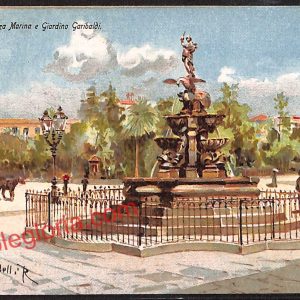 ah4997 - CARTOLINA D'EPOCA - Palermo Città - Giardino Garibaldi