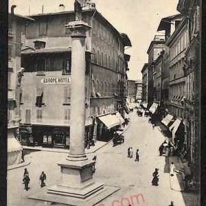 ae6320 - CARTOLINA D'EPOCA  Firenze Città - Piazza S. Trinità