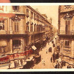 ah4999 - CARTOLINA D'EPOCA - Palermo Città - Quattro Canti