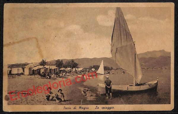 ag5621 - CARTOLINA D'EPOCA - La Spezia Provincia - Bocca di Magra