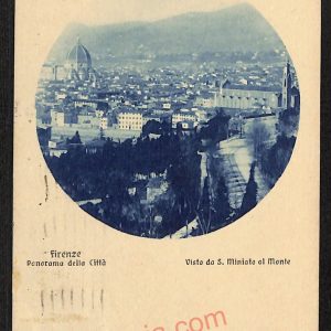 ae6324 - CARTOLINA D'EPOCA  Firenze Città - Panorama della Città