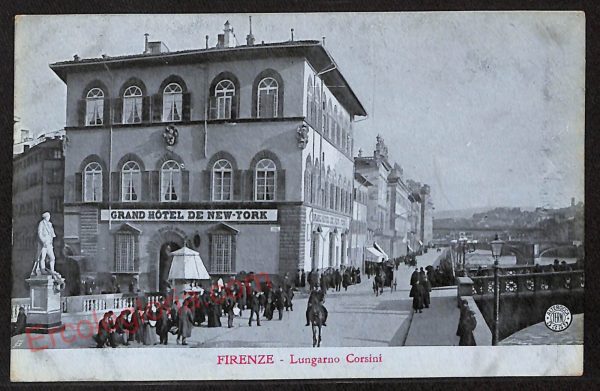 ae6332 - CARTOLINA D'EPOCA  Firenze Città - Lungarno Corsini