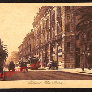 ah5004 - CARTOLINA D'EPOCA - Palermo Città - Via Roma
