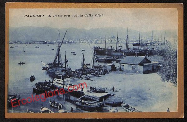 ah5009 - CARTOLINA D'EPOCA - Palermo Città - Il Porto