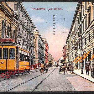 ah5011 - CARTOLINA D'EPOCA - Palermo Città - Via Roma