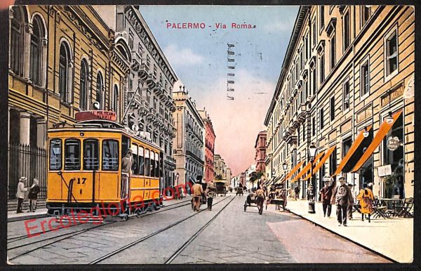 ah5011 - CARTOLINA D'EPOCA - Palermo Città - Via Roma