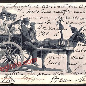 ah5017 - CARTOLINA D'EPOCA - Palermo Città - Carretto Siciliano