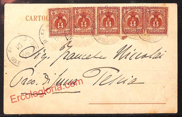 ah5017 - CARTOLINA D'EPOCA - Palermo Città - Carretto Siciliano - immagine 2