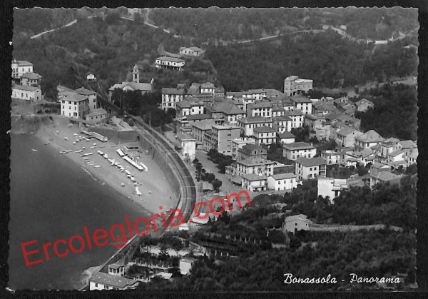 ag5628 - CARTOLINA D'EPOCA - La Spezia Provincia - Bonassola   1957