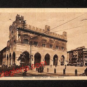 ah7333 - CARTOLINA D'EPOCA - Piacenza Città - Piazza Cavalli