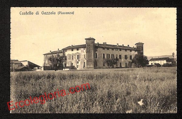 ah7338 - CARTOLINA D'EPOCA - Piacenza Città - Castello di Gazzola