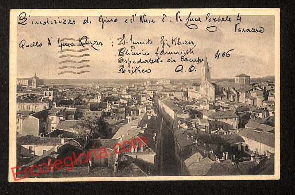 ah7339 - CARTOLINA D'EPOCA - Piacenza Città - Panorama