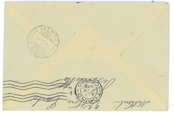 P2389 - ITALIA RSI , 10.3.1944 BELLA MISTA, 10CT. PER PACCHI + 0,40 SEGNATASSE, - immagine 2