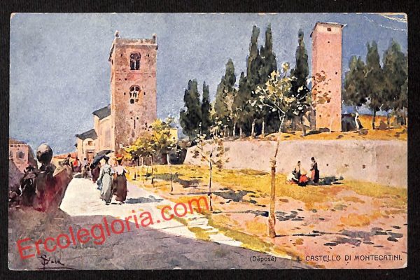 ah8611 - CARTOLINA D'EPOCA - Pistoia Provincia - Montecatini