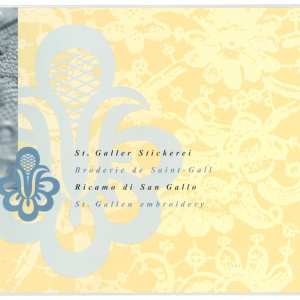 P3341 - SWITZERLAND, FOLDER WITH 5 SFR STAMP ST. GALLEN EMBROIDERY, VERY NICE