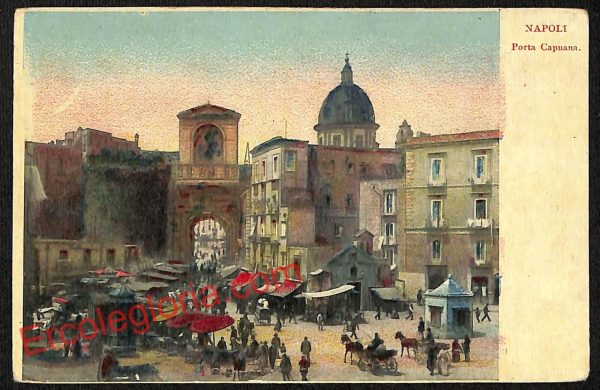 ag9627 - CARTOLINE D'EPOCA - Napoli Città - Porta Capuana
