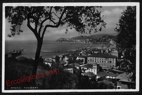 ag4438 - CARTOLINA D'EPOCA - Imperia Città - Panorama   1933