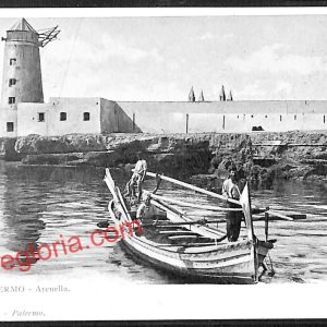 ah5027 - CARTOLINA D'EPOCA - Palermo Città - Arenella