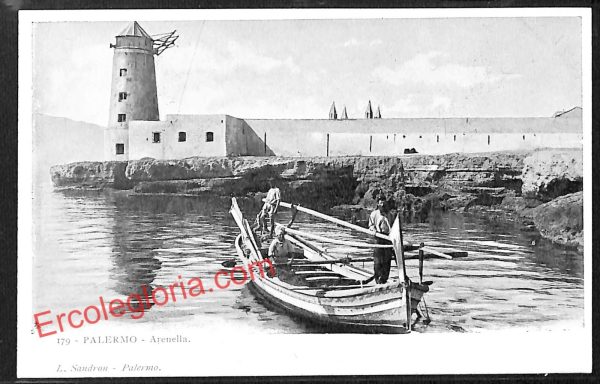 ah5027 - CARTOLINA D'EPOCA - Palermo Città - Arenella