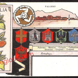 ah5029 - CARTOLINA D'EPOCA - Palermo Città